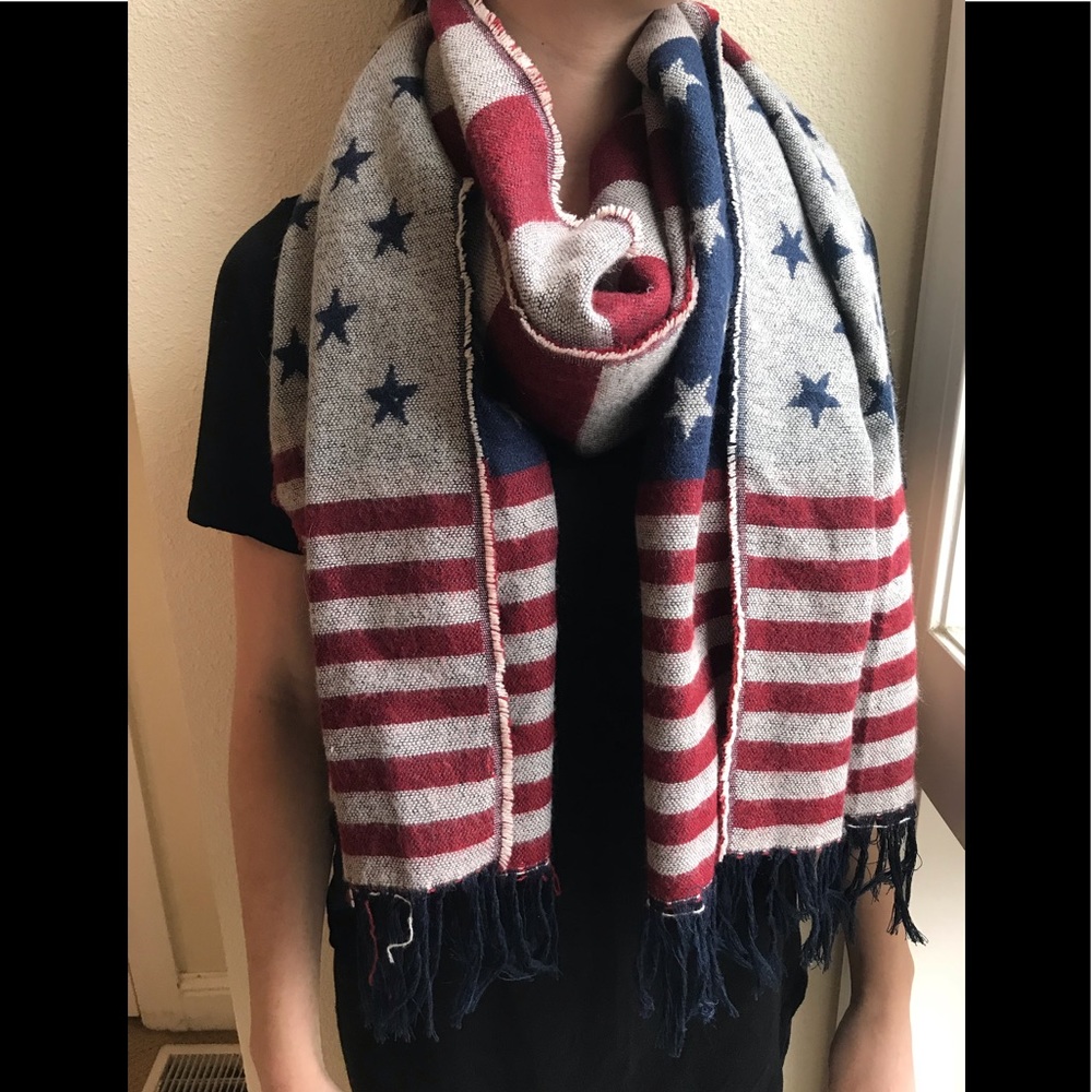 American Flag Scarf
